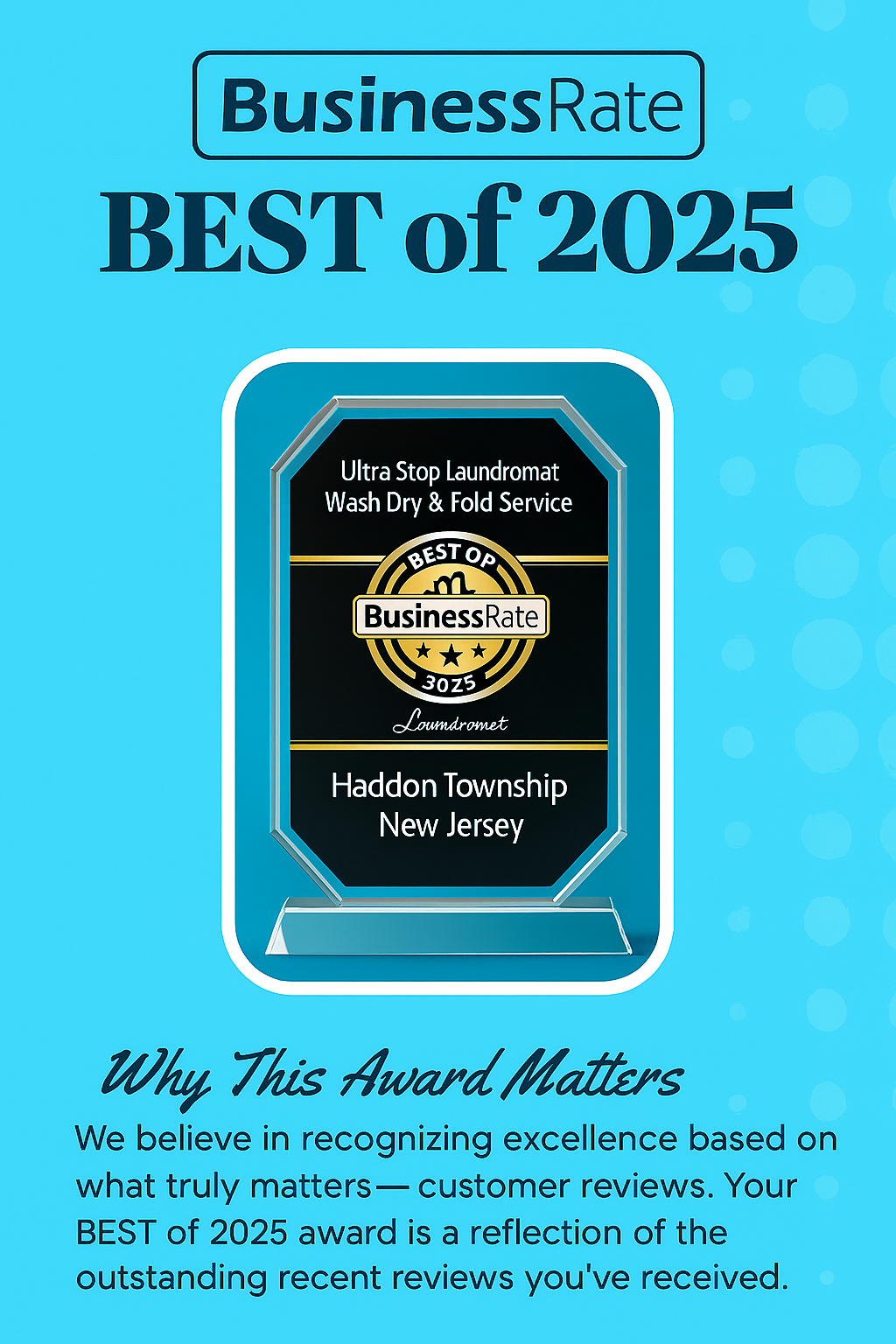 BusinessRate Best of 2025 award